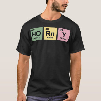 Horny Chemistry for Singles Couples Periodic T-Shirt