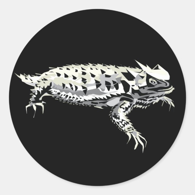 Horny Toad Classic Round Sticker (Front)