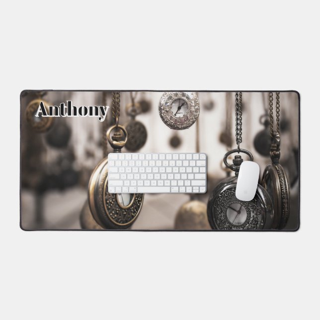 Horologist Clock Watch Lover Personalized Desk Mat (Keyboard & Mouse)
