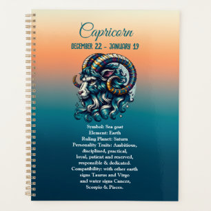 Horoscope Astrological Sign Capricorn Planner