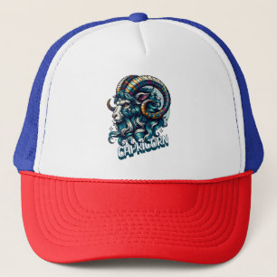 Horoscope Astrological Sign Capricorn Trucker Hat