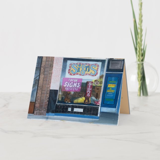 Horoscope Birthday Card Card (Front)