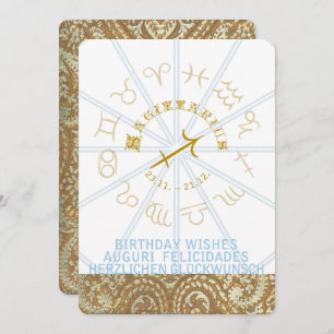HOROSCOPE ~ Birthday Invite - Sagittarius
