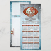 Horoscope Calendar Card 2017 ~ Aquarius (Front/Back)