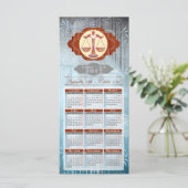 Horoscope Calendar Card 2017 ~ Libra (Standing Front)