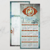 Horoscope Calendar Card 2017 ~ Pisces (Front/Back)