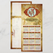 Horoscope Calendar Card 2017 ~ Taurus (Front/Back)