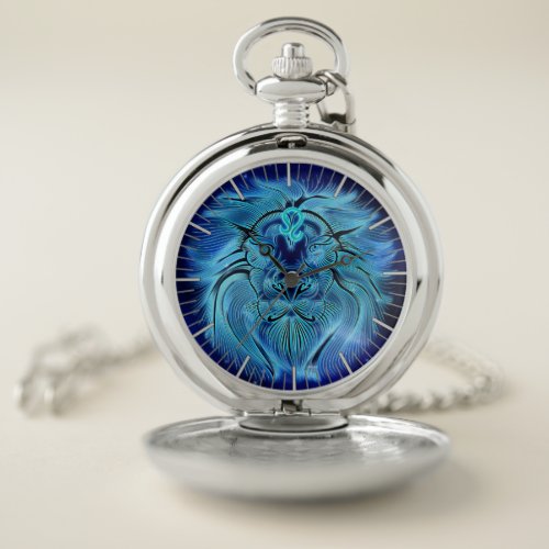 Horoscope Leo Pocket Watch