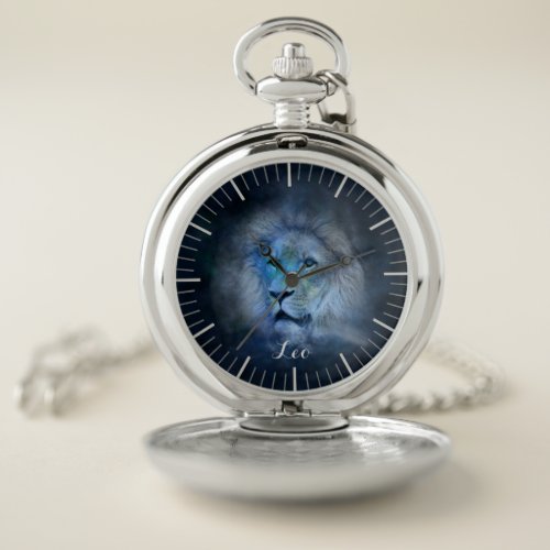 Horoscope Leo Pocket Watch