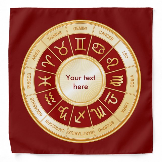 Horoscope Mandala Bandana (Front)