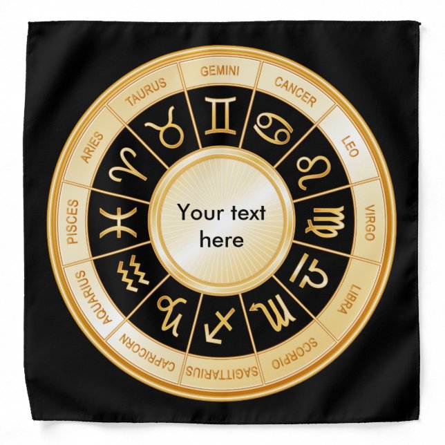 Horoscope Mandala Bandana (Front)