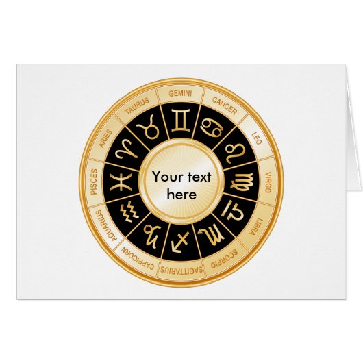 Horoscope Mandala Cards (Front Horizontal)