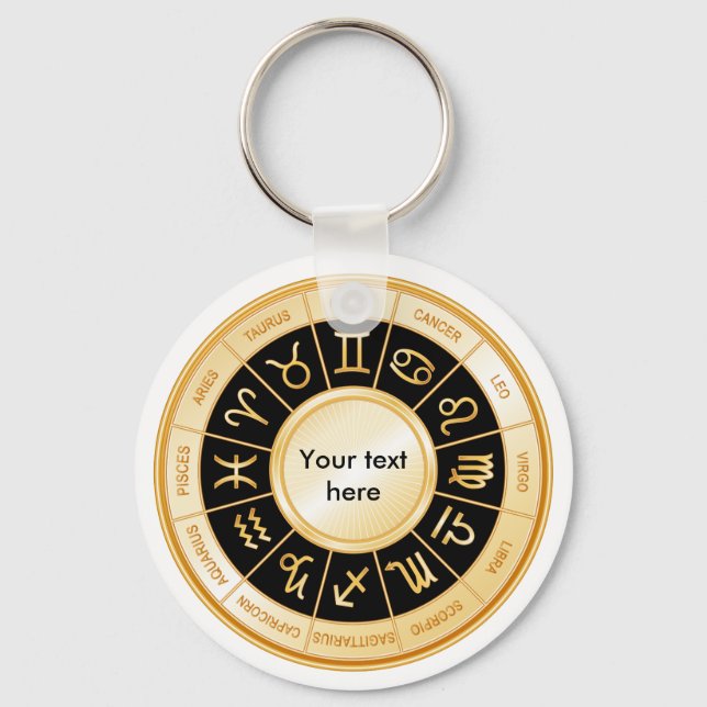 Horoscope Mandala Keychain (Front)