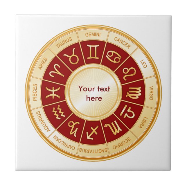 Horoscope Mandala Tile (Front)