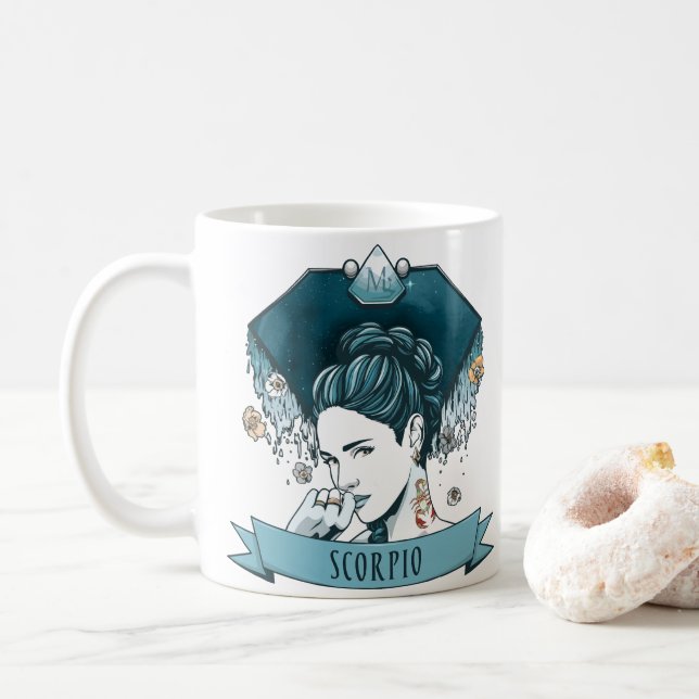 Horoscope - SCORPIO Coffee Mug (With Donut)