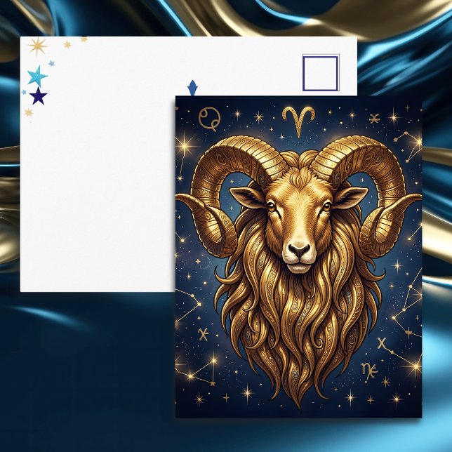 Horoscope Sign Aries | Keeping in Touch Postcard (Creator Uploaded)