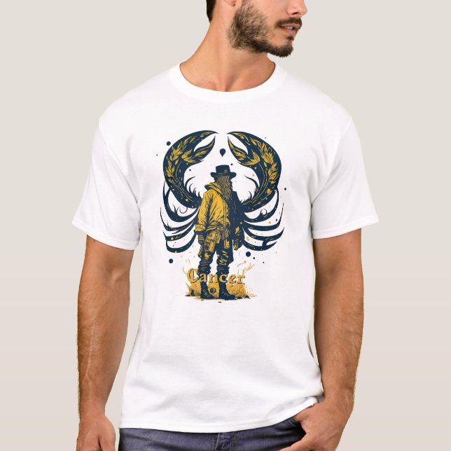 Horoscope sign Cancer T-Shirt (Front)