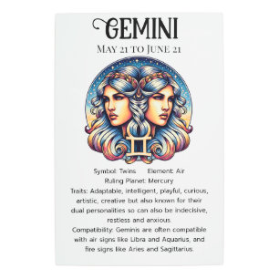 Horoscope Sign Gemini Twins Astrology Sign