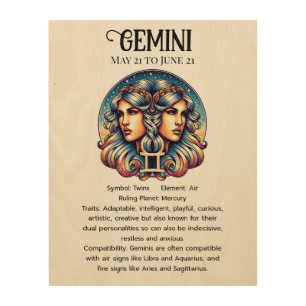 Horoscope Sign Gemini Twins Astrology Sign
