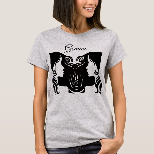 Horoscope Sign Gemini Zodiac Twins Shirt (Front)
