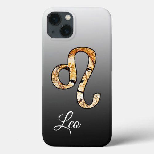 Horoscope Sign Leo Lion  Birthday Phone Case