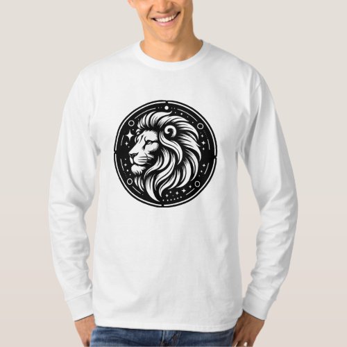 Horoscope Sign Leo Lion Symbol  T_Shirt