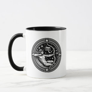 Horoscope Sign Sagittarius Symbol and Traits Mug