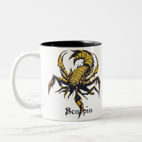 Horoscope sign Scorpio Two_Tone Coffee Mug