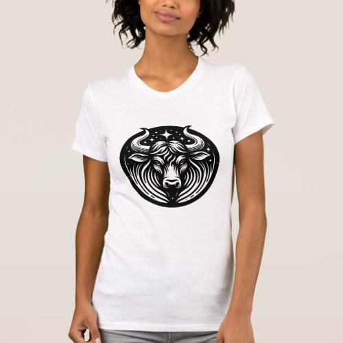 Horoscope Sign Taurus Bull Symbol  T_Shirt