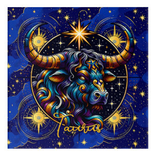 Horoscope Sign Taurus Zodiac Astrology Acrylic Print