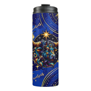 Horoscope Sign Taurus Zodiac Astrology Thermal Tumbler
