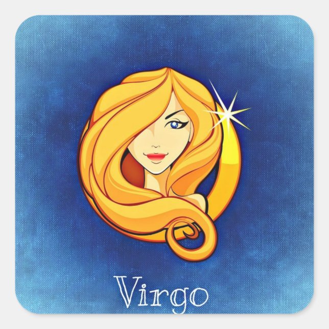 Horoscope Sign Virgo  Sticker (Front)