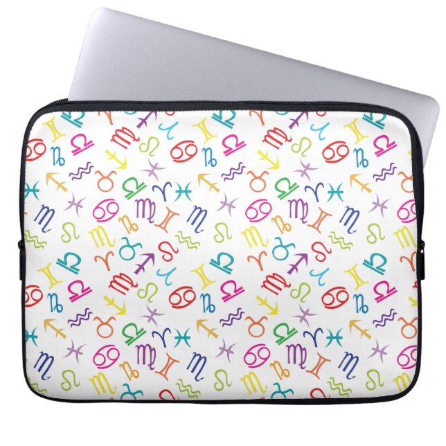 Horoscope Symbols  Laptop Sleeve (Front)