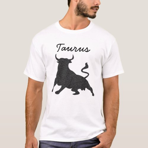 Horoscope Taurus Bull Symbol T_Shirt