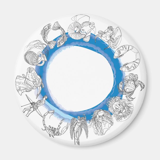 HOROSCOPE WHEEL MAGNETS (Front)