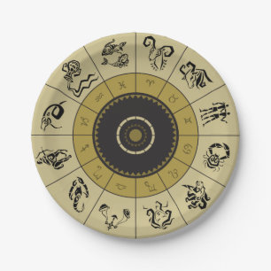 Horoscope Wheel Paper Plates