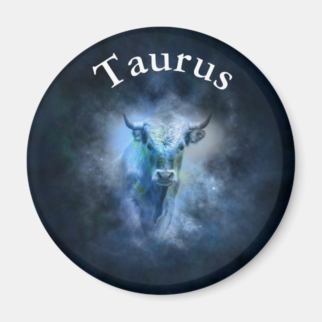 Horoscope Zodiac Astrological Sign Taurus Magnet (Front)