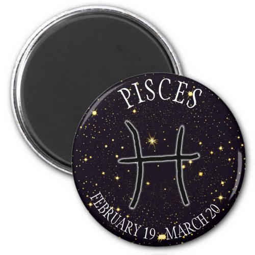 Horoscope Zodiac Astrology Sign Pisces Magnet