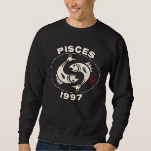 Horoscope Zodiac Sign Fish Pisces 1997 Sweatshirt