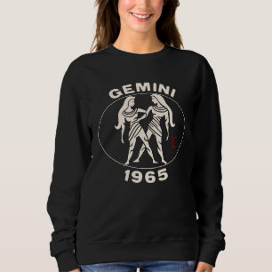 Horoscope Zodiac Sign Twins 1965 Sweatshirt