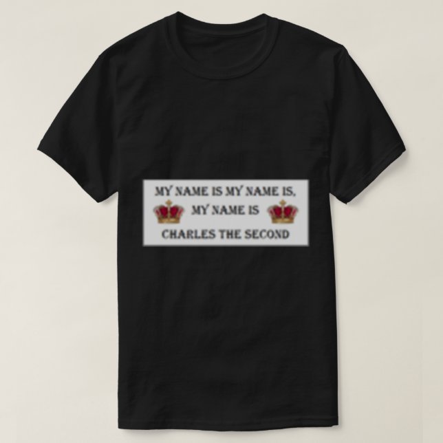 Horrible Histories Charles II   T-Shirt (Design Front)
