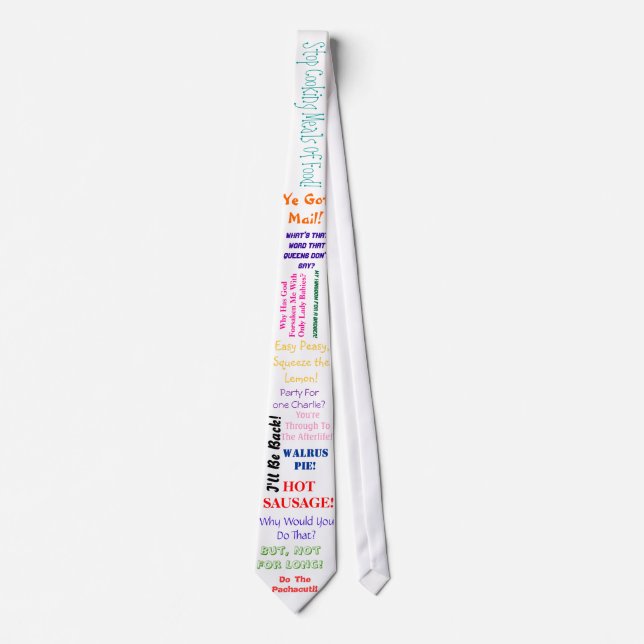 Horrible Histories Quotation Tie (Front)