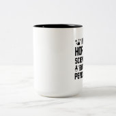 Horrible Science Puns Two-Tone Coffee Mug (Center)