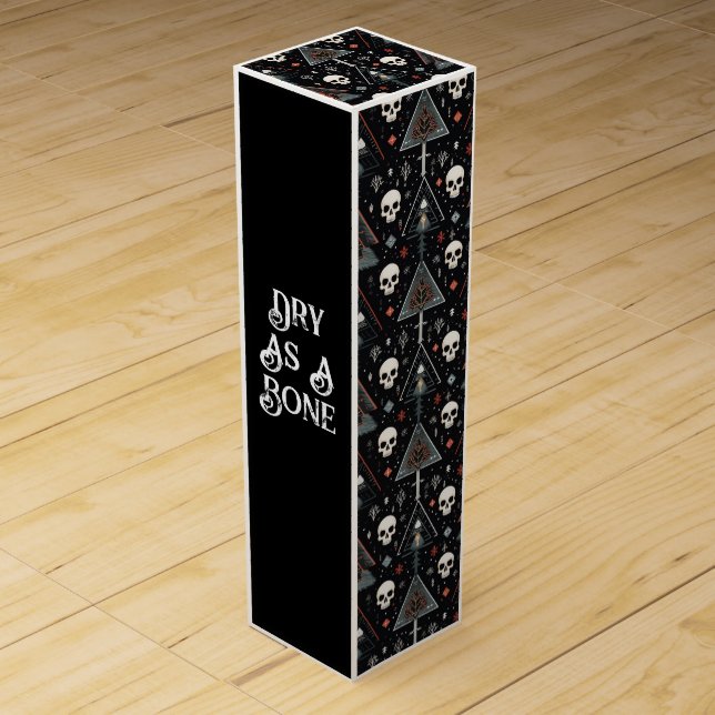 Horriday Skull Wine Gift Box (Front)