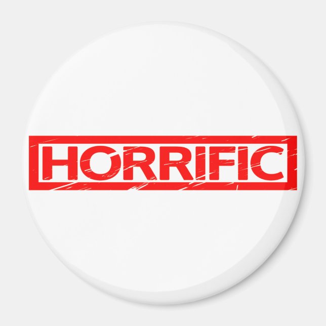 Horrific Stamp Magnet (Front)