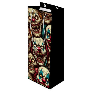 Horrifying Clowns Halloween Party Wine Gift Bag