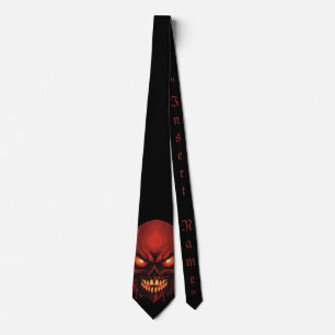 Horrifying Hollow Neck Tie