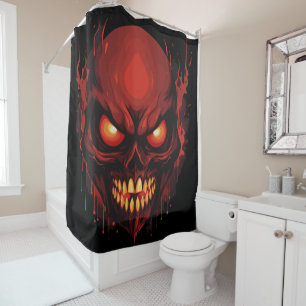 Horrifying Hollow Shower Curtain