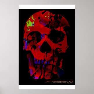 Horrofanz Abstract Skull Poster