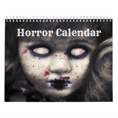 Horror 2024 calendar